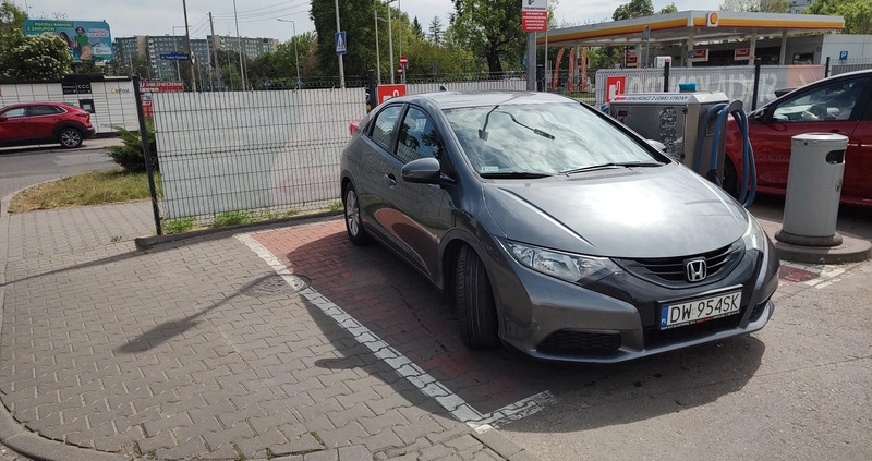 Honda Civic cena 38000 przebieg: 105756, rok produkcji 2012 z Wrocław małe 106